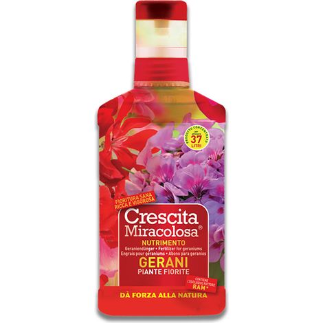 1PZ CONCIME LIQUIDO 'GERANI E PIANTE FIORITE' ml 375