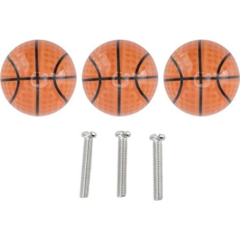 UlisemLot de 3 boutons de tiroir en céramique pour armoire de cuisine, type boule, trou unique (1/4)