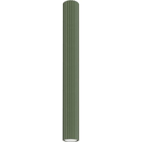Deckenspot Aluminium Ø 6,5 cm Aufputz Olivgrün GU10 rund Modern Spot Lampe Decke Deckenlampe (1/5)