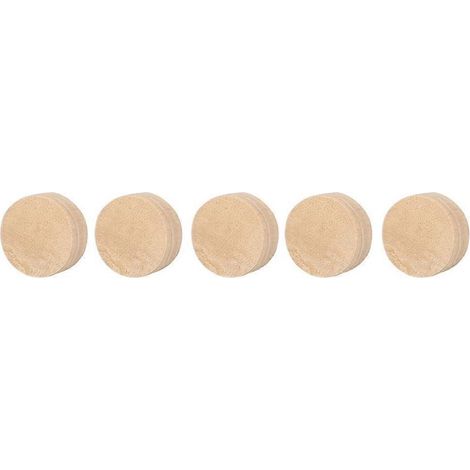 Lot de 5 clés d'eau pour trombone, en liège, pièces de rechange pratiques pour instrument de musique.-0.9x0.9x0.4cm (1/2)