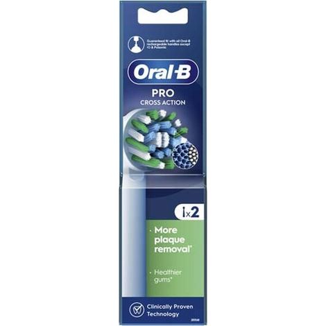 Oral-B Pro Cross Action Aufsteckbürsten 2er