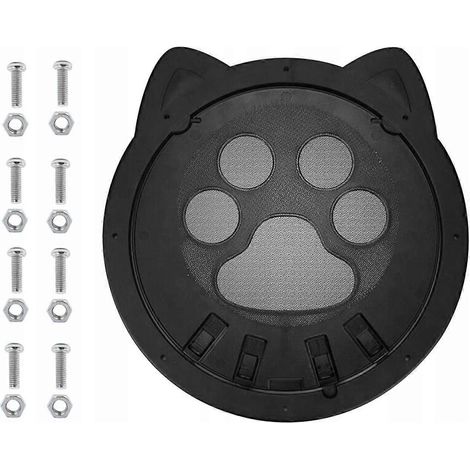 Porte pour chat résistante aux intempéries pour portes et murs (1/5)