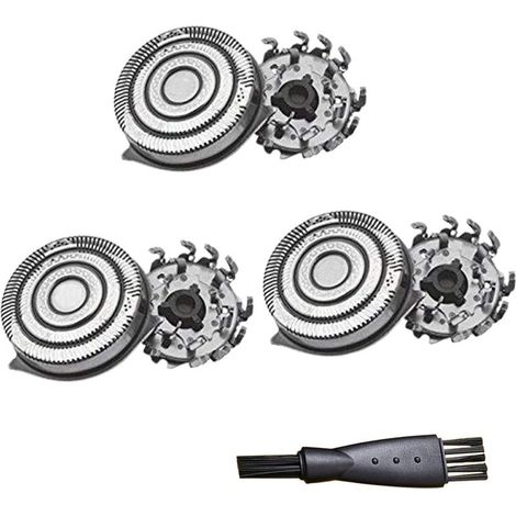 3-pack SH50/52 bathroom accessories, replacement razor heads, compatible with Norelco Series 5000 (S5xxx), AquaTouch (S5xxx), AquaTouch (AT8xx, AT7xx) and PowerTouch (PT8xx) (1/4)