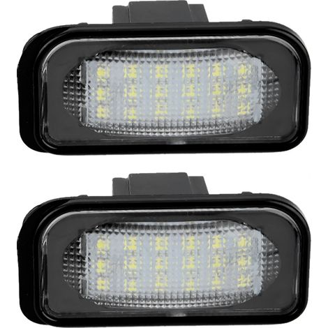 Plaque d'immatriculation LED 18 perles pour feux de plaque Benz Mercedes Classe C W203, ampoules R&L (1/5)