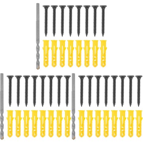 de 3 chevilles pour plaques de plâtre chevilles à vis