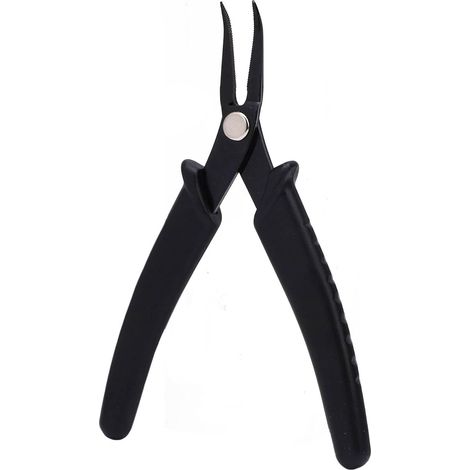 Pince à Cordage de Raquette, Pince à Cordage de 14 cm en Acier au Carbone avec poignée Ergonomique pour Raquettes de Tennis Noir (1/5)