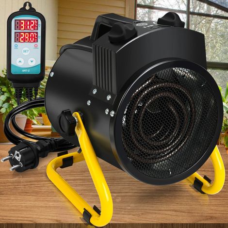 SWANEW Riscaldatore per serra 2000W con regolatore di temperatura Piantine per riscaldatore per case da giardino (1/5)