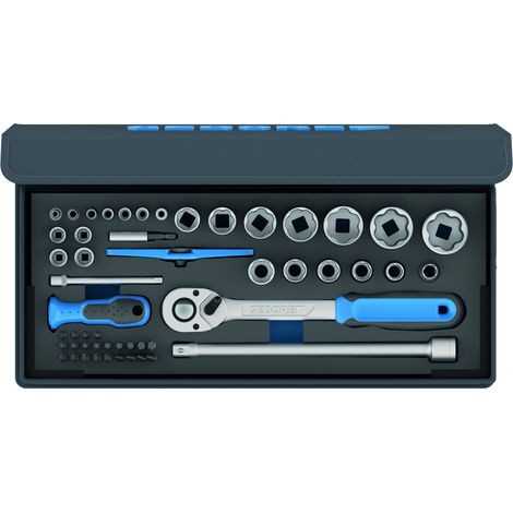Gedore Kit de prises professionnel 52 pièces textile (1/3)