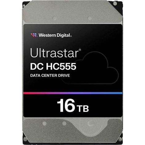 Western Digital Ultrastar DC HC555 Disco duro interno 16 TB 7200 RPM 512 MB 3.5" Serial ATA III (1/2)