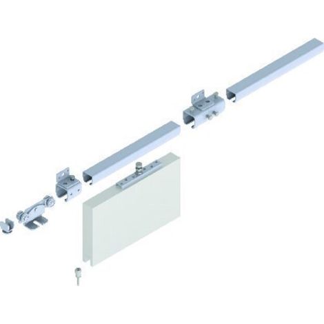 HELM 300 Erweiterungsset verzinkt, blau, bis 200 kg, Wand, 2000 mm (1/5)