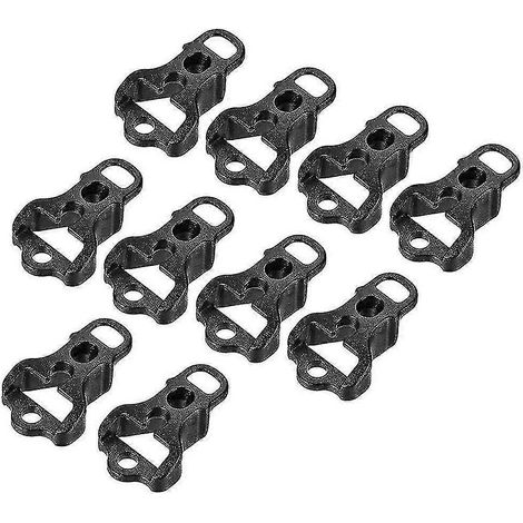Packung mit 100 Zeltseilschlaufen, verstellbare 3-Loch-Kunststoffseilspanner (4 mm) für Outdoor-Campingmarkisen