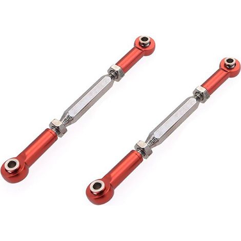Biellettes de direction réglables en aluminium de 88 mm pour véhicules radiocommandés 1/10 et 1/8 - Pièces de rechange pour véhicules radiocommandés (1/5)
