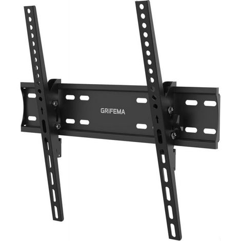 Support Mural Tv - Acier - Inclinable ±15° - Compatible Vesa - 26 À 55 Pouces - Charge Max 50 Kg