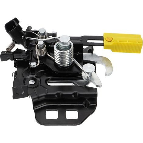 1. Color: Black Material: Metal Front hood latch Hood lock FT4A-16700-A