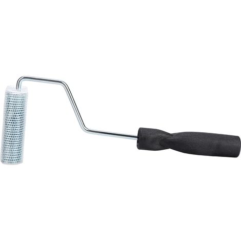 Rouleau à ressort à bulles pour stratification en alliage d'aluminium et fibre de verre, diamètre 26 x 90 mm (1/5)