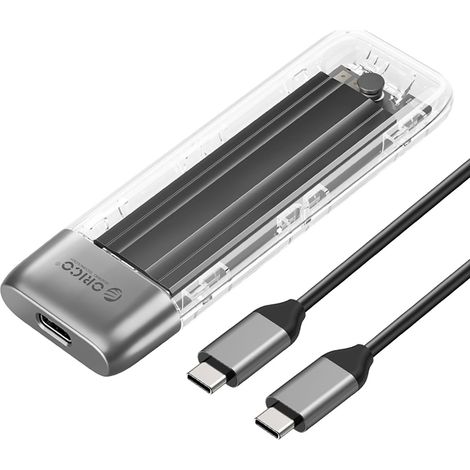 Unità disco Orico TXM2-C3 M.2 nvme USB-C 3.2 10Gb/s - Grigio (1/5)