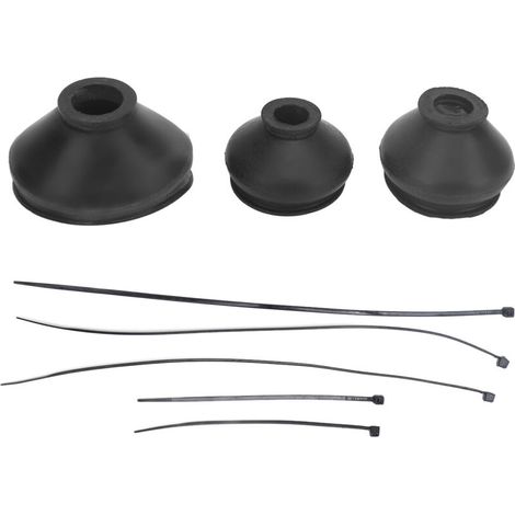 Rótula universal para eje delantero – Punta de goma, cubierta antipolvo integrada, compatible con coches y furgonetas.