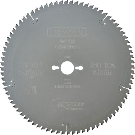 DEWALT EXTREME Stationärkreissägeblatt 305 x 30 mm