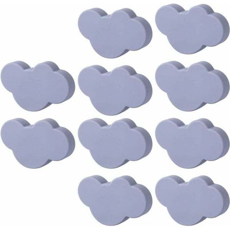 10 Pack Cloud Shape Kids Room Furniture Knobs (Grey) MUMU (1/4)