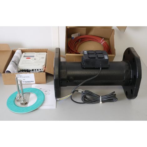 Compteur d'Énergie Thermique SENSUS Polluflow DN80 Pollutherm EC 90° avec raccords - 08001702 (1/4)
