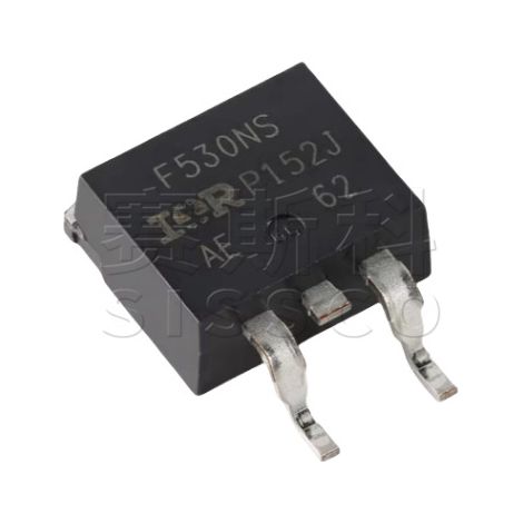 N-channel MOSFET in TO263 package IRF530NSTRLPBF, 100 V 17 A, F5 30 ns. (5 units)