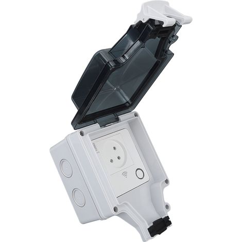 Prise électrique murale intelligente WiFi IP66 étanche norme israélienne avec couvercle 16A 110-250V SNW-I (1/5)