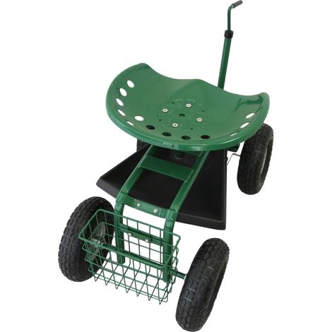 Heavy-Duty Mobile Garden Seat