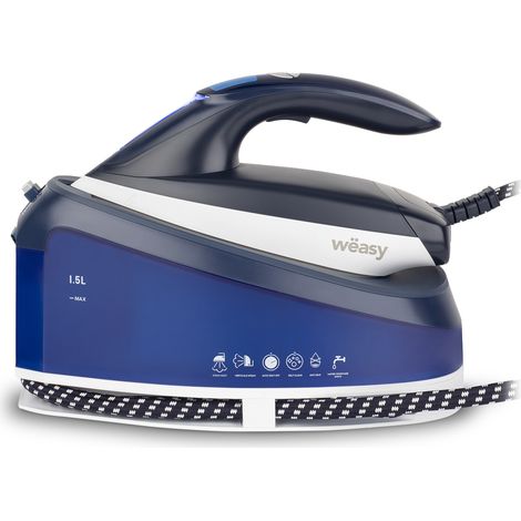 Weasy Centro de planchado LIN220 Centro de Planchado, 2200 W, 5.5 Bares, 120 g/m, 1.5 Litros.