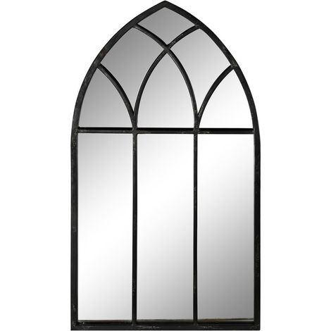 Espejo Metal 36X2X65 Ventana Negro (1/3)