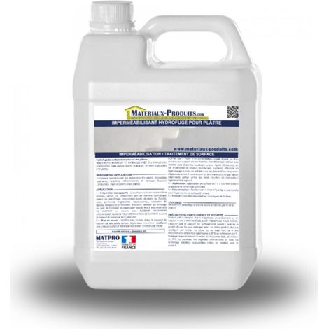 Imperméabilisant hydrofuge pour plâtre - 11 Kg - MATPRO