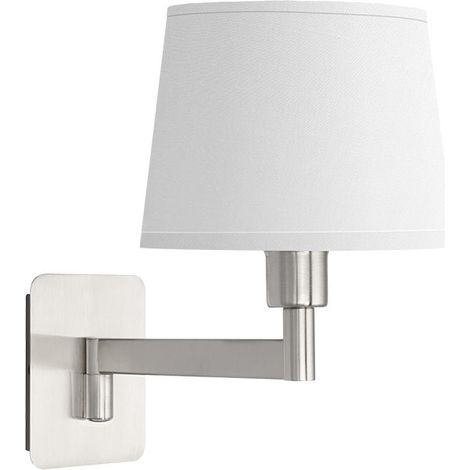 Cueza Nickel Wandleuchte 1xE14 Klapparm 24cm