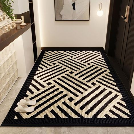 Paillasson extérieur 60 x 90 cm – Tapis d'entrée intérieur lavable – Imperméable et antidérapant – Absorbant et facile à nettoyer (1/5)