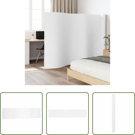 Bambou - Cloison de séparation blanc largeur 800 cm hauteur 165 cm bambou (1/5)