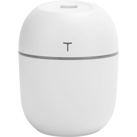 Mini humidificateur portable DC5V USB avec diffuseur d'huiles essentielles et veilleuse LED (blanc) (1/5)