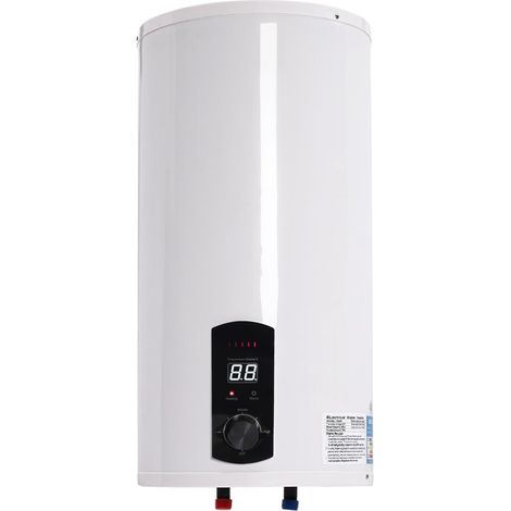 Elektro Warmwasserspeicher Boiler Mit Handbrause LED-Bildschirm 30℃ to 75℃ für Wandmontage - Wasserboiler Boiler Warmwasserbereiter Warmwasserboiler (50L) (1/5)