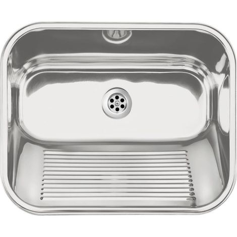 Fregadero económico DEANTE ZYK0100 1 cámara, acero 53.3x43.3 cm (1/5)