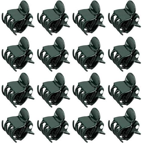 100 Attaches de Support pour Plantes, Clips de Tuteurage, Pinces pour Orchidées, Crochets de Jardin en Plastique, pour Fleurs et Végétaux - Style Orchidée (1/5)