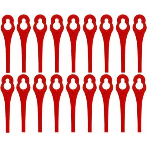 100 pièces lames de rechange compatibles avec coupe bordure IKRA IART 2520, lames en nylon pour IAT 20-1M (1/5)