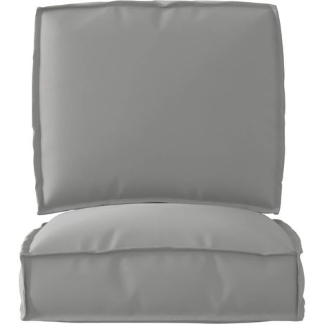 Maison Exclusive - Palettenkissenset 2 pcs Grau 50 x 50 x 12 cm O