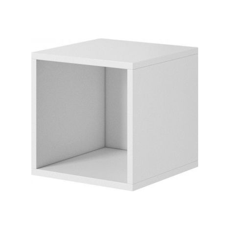 Estantería Cama MUEBLES ROCO - Mueble de pared y suelo blanco, 37x37x39 cm