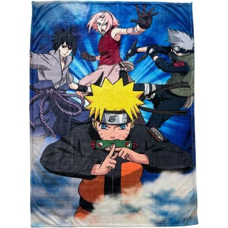 Plaid - NARUTO SHIPPUDEN - Equipo 7 - 130 x 180 cm