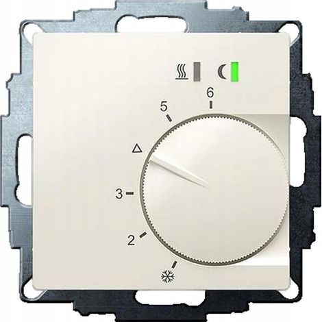 Eberle UTE 2500 thermostat blanc crème encastré