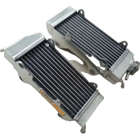 Radiador de aluminio, mayor capacidad de refrigeración, diseño robusto, compatible con Yamaha YZ250, YZ 250K (1983-1984). (1/3)
