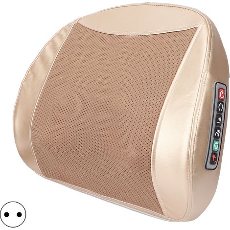 Atmungsaktives Massagekissen, Entspannung für Körper und Geist, elektrisches Nackenmassagegerät für Nacken, Taille und Arme, EU-Stecker 100–240 V – AquaForge (1/5)