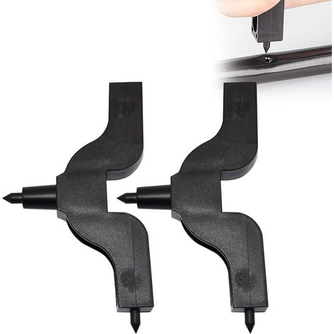 CCYKXA Rohrstanzer, Tropfbewässerungsrohr-Lochstanzwerkzeug, Mini-Wasserrohrstanzer Bull Head Tube Punch, 2 Stück