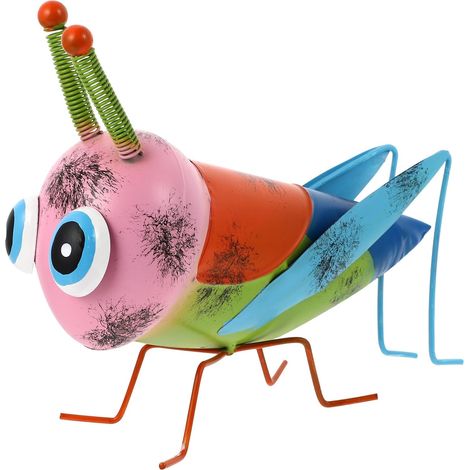 Dekorative Heuschreckenfigur aus Eisen mit starkem