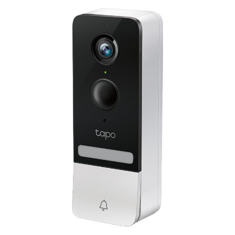 Tp-Link – Sonnette intelligente 2K 5MP avec vision nocturne couleur – Champ de vision 160° – Détection de personnes et véhicules – Installation flexible (1/8)