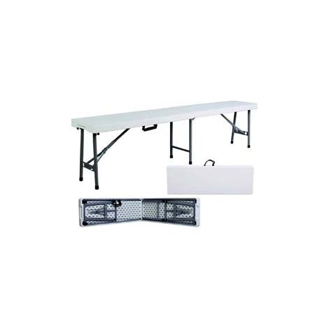 Panchina Birreria Pieghevole In Hdpe Cm.183X30X42H.