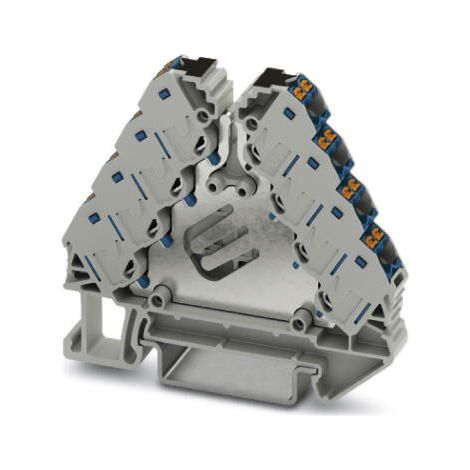 Bloc de distribution Phoenix Contact 16 voies, raccordement Enfichable, section de fils 26 14 AWG (solide, ( Prix pour Sachet de 5 )
