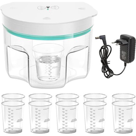 Éliminateur de bulles de résine 2L, élimine rapidement 99,9% des bulles en 5 minutes, chambre de dégazage sous vide de 95 kPa, machine à résine époxy compacte et sans air. (1/5)